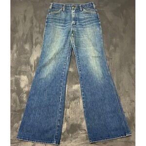 Vintage Wrangler Boot Cut Jeans Mens 30x32 Blue 1970s USA Western Cowboy Flare